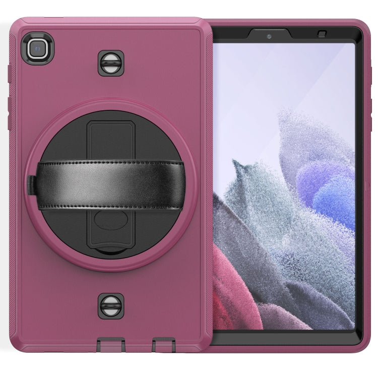 For Samsung Galaxy Tab A7 Lite T220 / T225 Shockproof TPU + PC Tablet Case with Holder & Pen Slot & Shoulder Strap