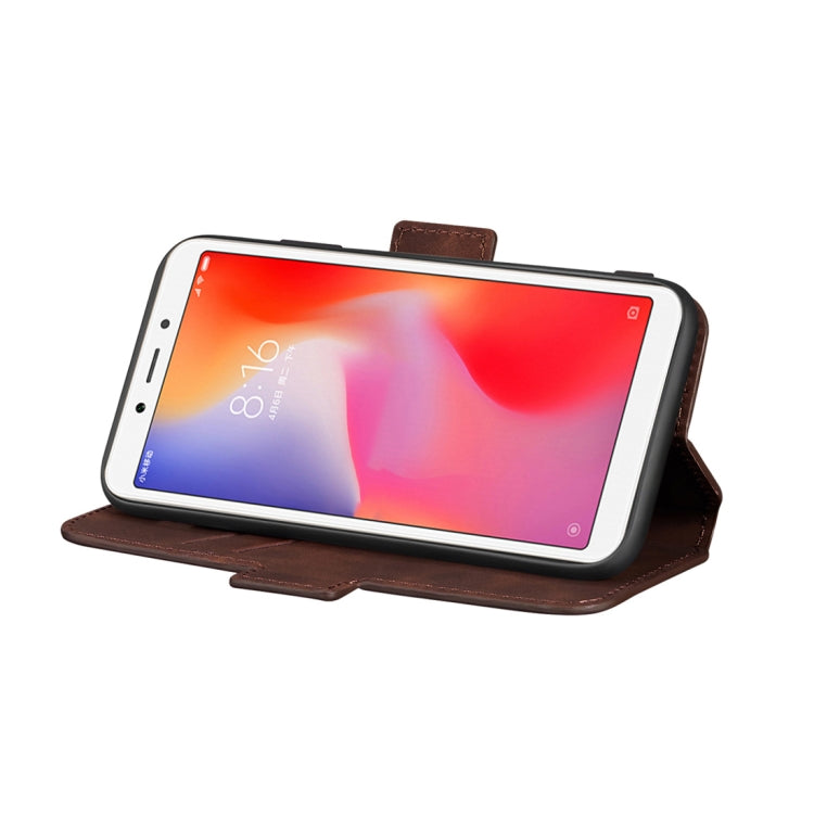 For Xiaomi Redmi 6A / 6 Retro Frosted Oil Side Horizontal Flip Case with Holder & Card Slots
