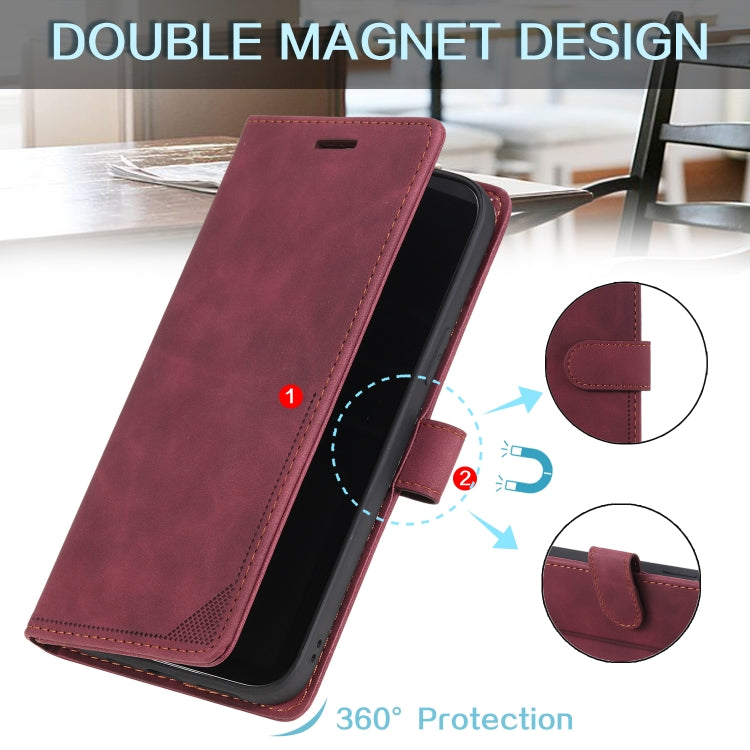For iPhone 13 mini Skin Feel Anti-theft Brush Horizontal Flip Leather Phone Case For iPhone13 mini