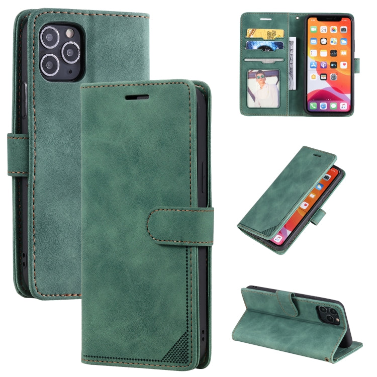Skin Feel Anti-theft Brush Horizontal Flip Leather Phone Case For iPhone 11