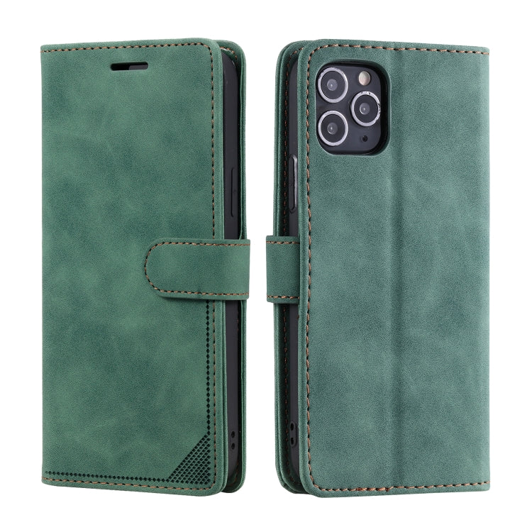 Skin Feel Anti-theft Brush Horizontal Flip Leather Phone Case For iPhone 11