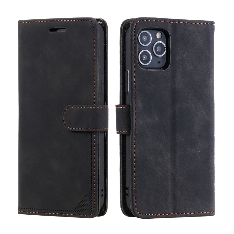Skin Feel Anti-theft Brush Horizontal Flip Leather Phone Case For iPhone 11