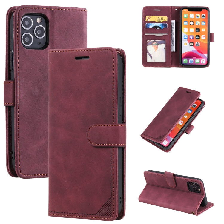 Skin Feel Anti-theft Brush Horizontal Flip Leather Phone Case For iPhone 11