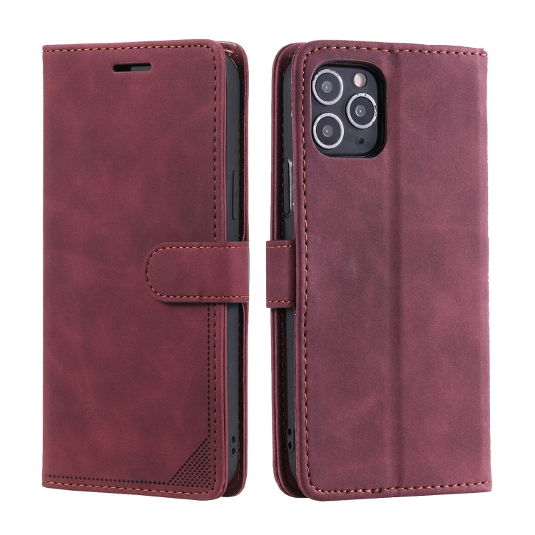 Skin Feel Anti-theft Brush Horizontal Flip Leather Phone Case For iPhone 11