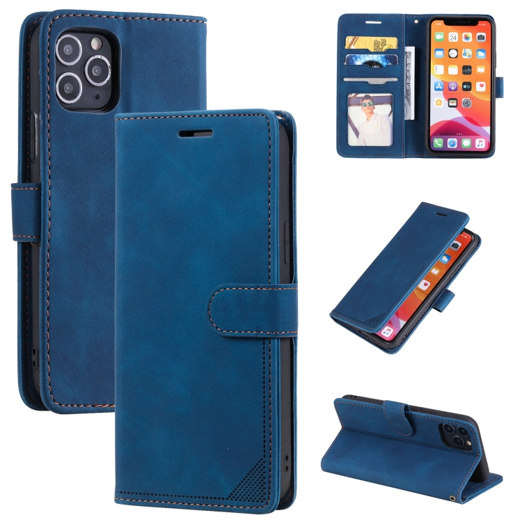 Skin Feel Anti-theft Brush Horizontal Flip Leather Phone Case For iPhone 11