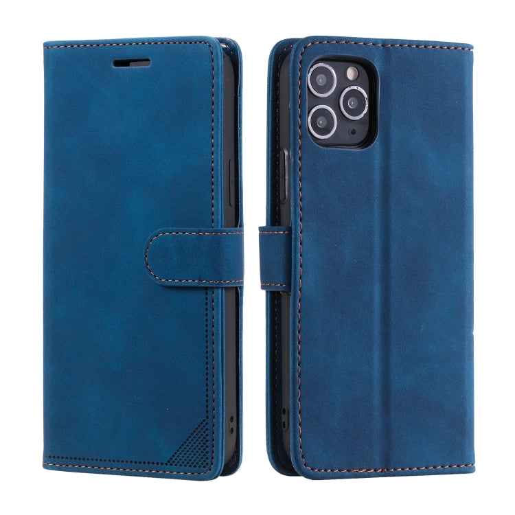 Skin Feel Anti-theft Brush Horizontal Flip Leather Phone Case For iPhone 11