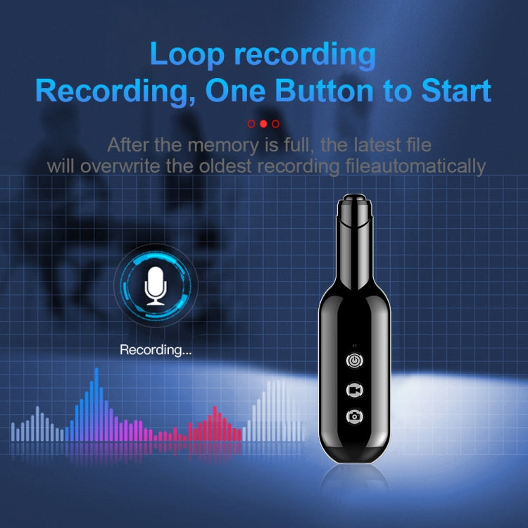 D3 AI Smart High-definition Noise Reduction Voice Recorder, Capacity:128GB(Black)