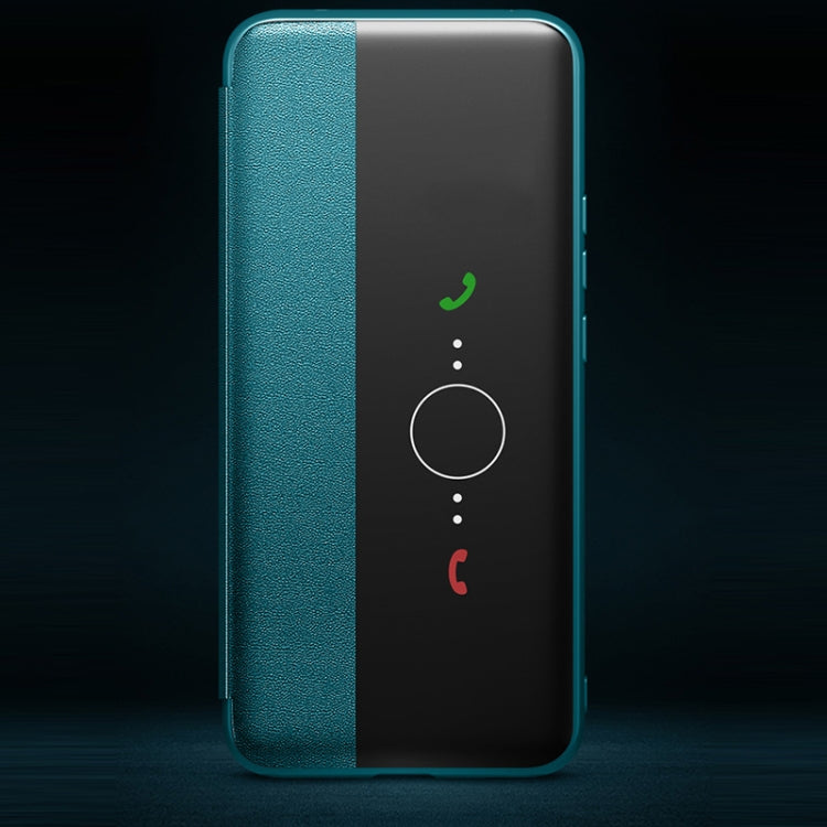 For Xiaomi Redmi Note 11 Magnetic Side Window View Shockproof Horizontal Flip Leather Phone Case