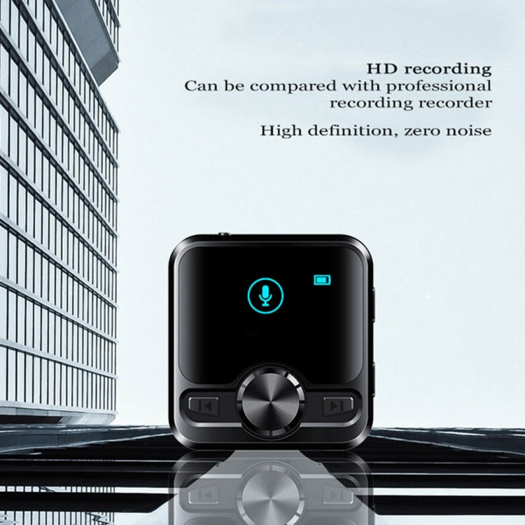 M9 AI Intelligent High-definition Noise Reduction Voice Control Recorder Ebook Bluetooth MP3 Player, Capacity:32GB(Black)