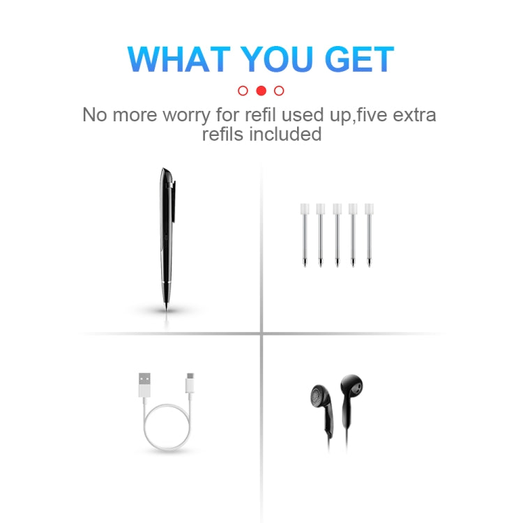 Q9 AI Intelligent High-definition Noise Reduction Conference Recording Pen Voice Control Recorder, Capacity:32GB(Black)