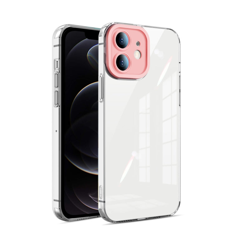 For iPhone 12 Transparent Candy TPU Phone Case
