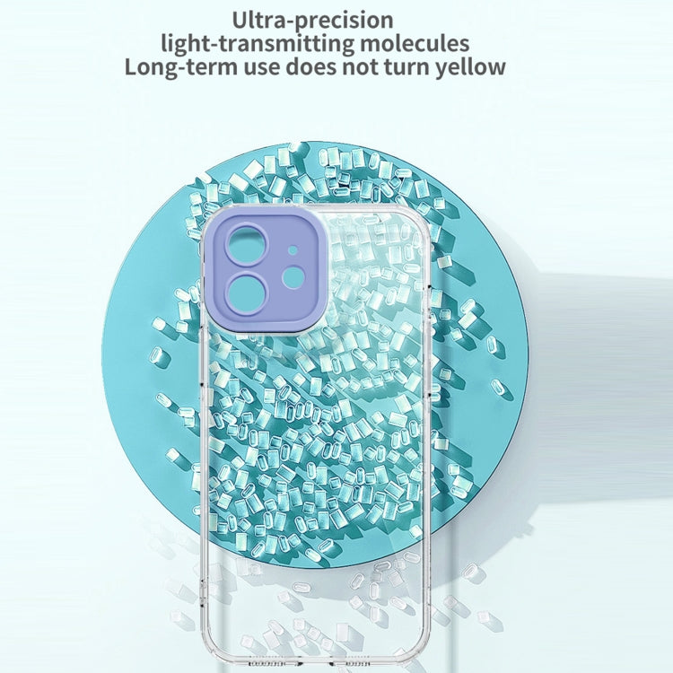 For iPhone 12 Transparent Candy TPU Phone Case