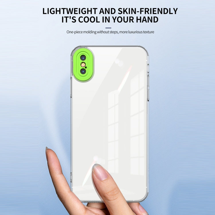 For iPhone X / XS Transparent Candy TPU Phone Case