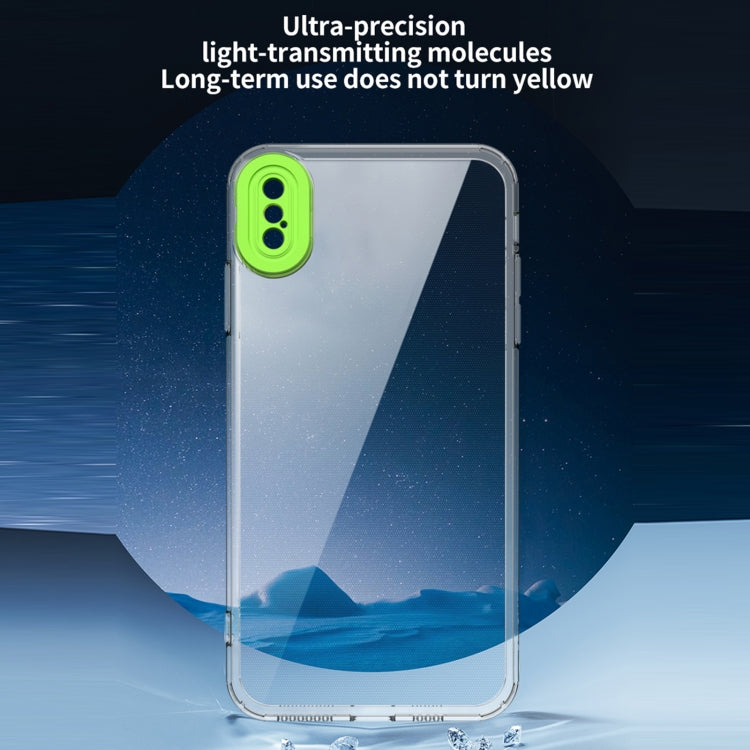 For iPhone X / XS Transparent Candy TPU Phone Case