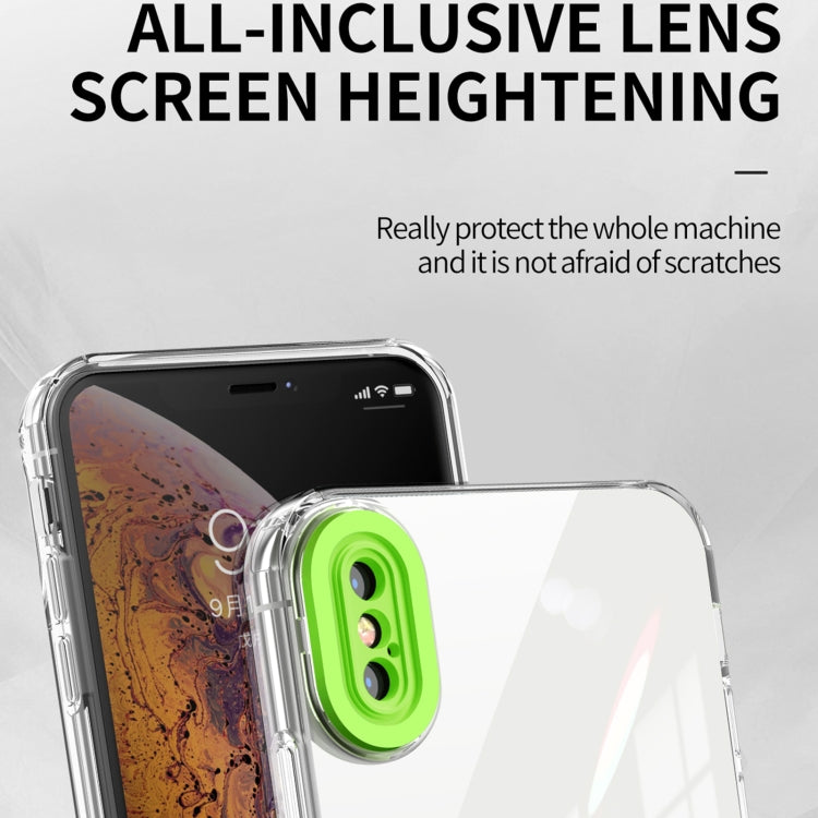 For iPhone X / XS Transparent Candy TPU Phone Case
