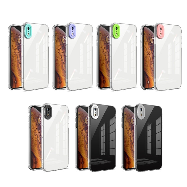 For iPhone XR Transparent Candy TPU Phone Case