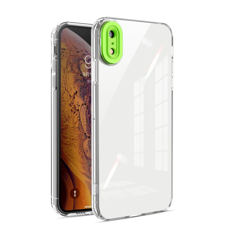 For iPhone XR Transparent Candy TPU Phone Case