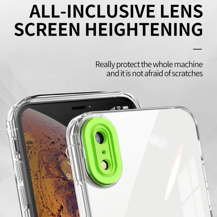 For iPhone XR Transparent Candy TPU Phone Case