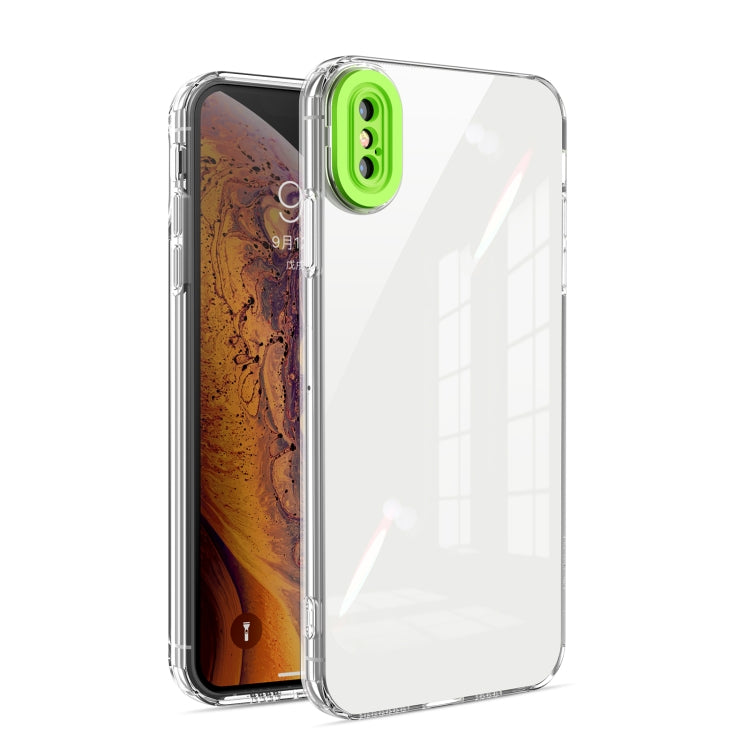 For iPhone XS Max Transparent Candy TPU Phone Case