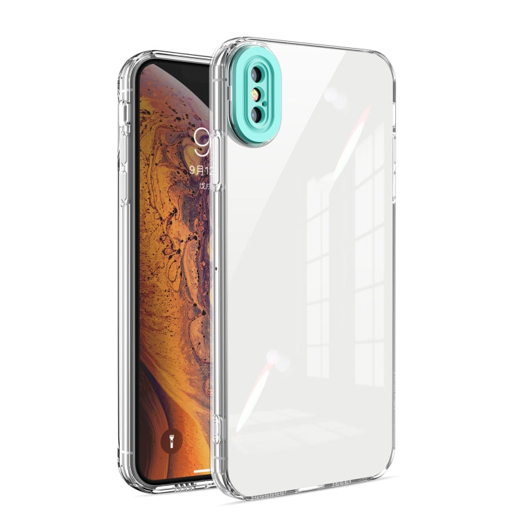 For iPhone XS Max Transparent Candy TPU Phone Case
