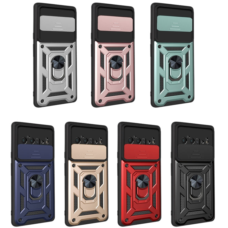 For Google Pixel 6 Pro Sliding Camera Cover Design TPU+PC Phone Protective Case