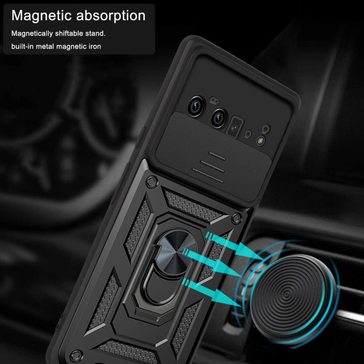 For Google Pixel 6 Pro Sliding Camera Cover Design TPU+PC Phone Protective Case