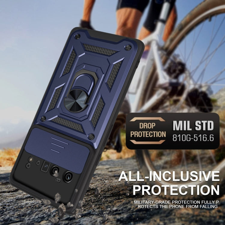 For Google Pixel 6 Pro Sliding Camera Cover Design TPU+PC Phone Protective Case