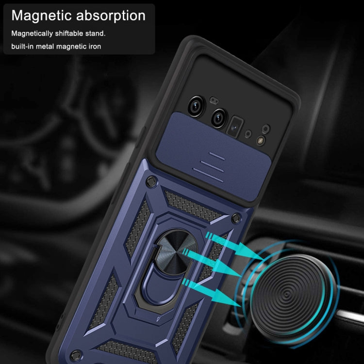 For Google Pixel 6 Pro Sliding Camera Cover Design TPU+PC Phone Protective Case