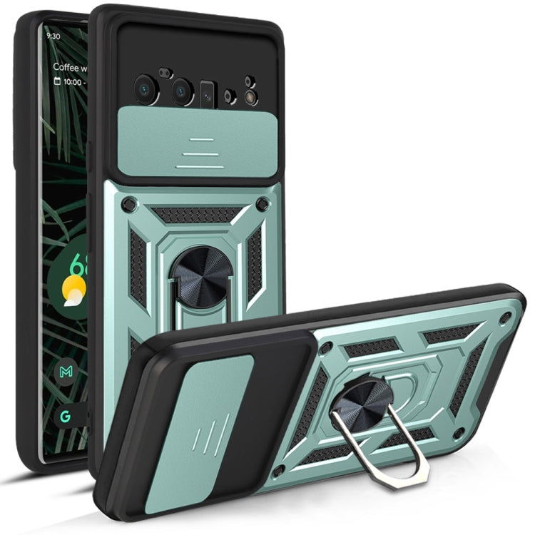 For Google Pixel 6 Pro Sliding Camera Cover Design TPU+PC Phone Protective Case