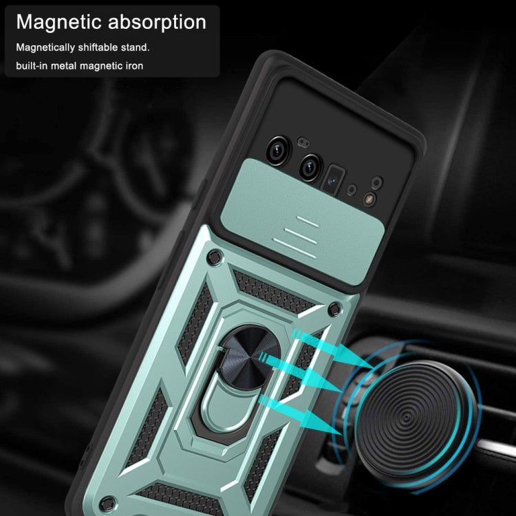 For Google Pixel 6 Pro Sliding Camera Cover Design TPU+PC Phone Protective Case