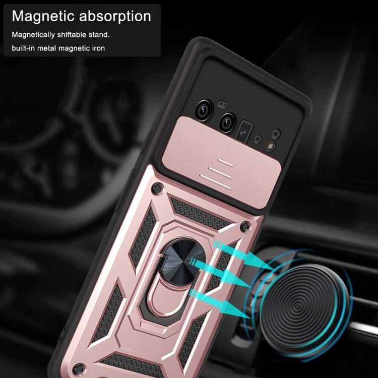 For Google Pixel 6 Pro Sliding Camera Cover Design TPU+PC Phone Protective Case
