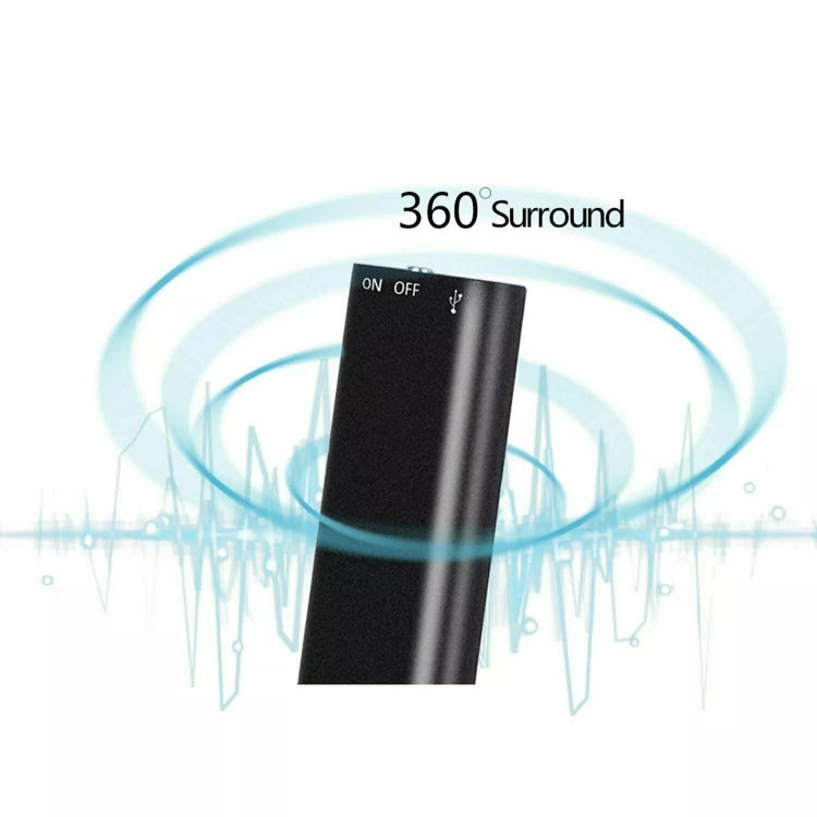 X2 AI Intelligent High-definition Noise Reduction Voice Control Recorder, Capacity:32GB(Black)