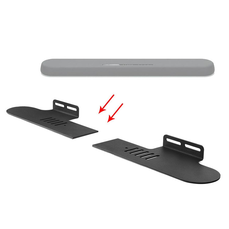 For Yamaha YAS-107 / YAS-108 / YAS-109 / YAS-207 / YAS-408 Split Sound Bar Wall-mount Bracket