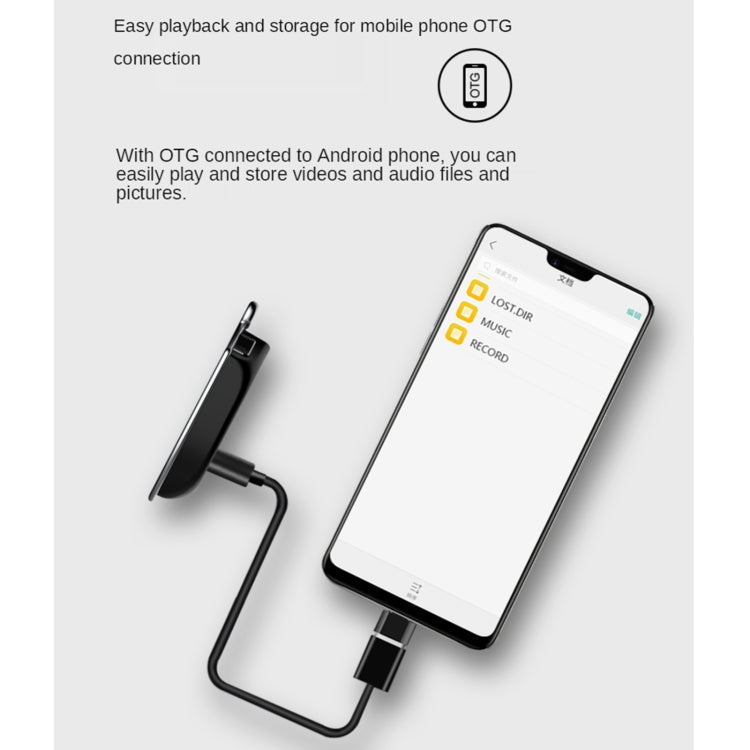 Q4 Cross Pattern AI Intelligent High-definition Noise Reduction Voice Control U Disk Recorder MP3 Player, Capacity:4GB