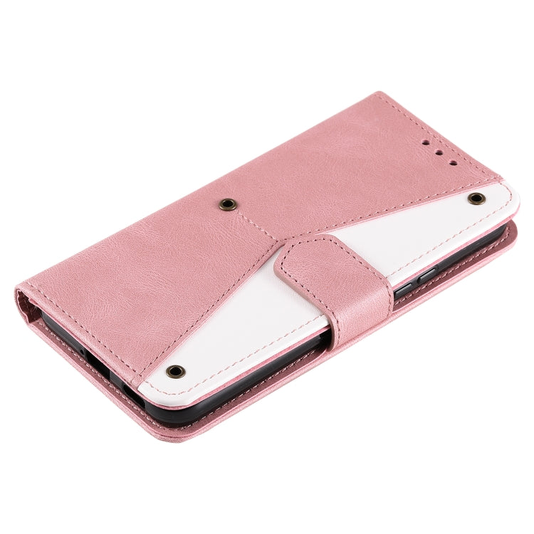 For Samsung Galaxy S22+ 5G Stitching Calf Texture Horizontal Flip Phone  Leather Case with Holder & Card Slots & Wallet