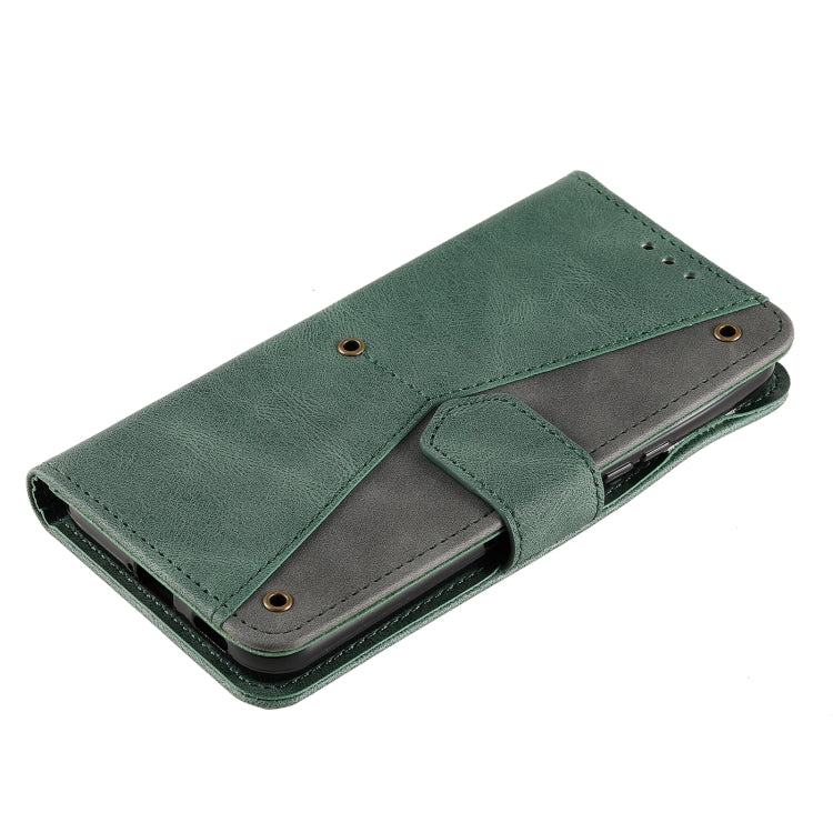 For Samsung Galaxy S22+ 5G Stitching Calf Texture Horizontal Flip Phone  Leather Case with Holder & Card Slots & Wallet