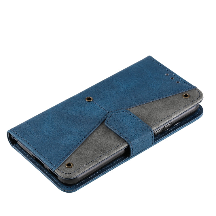 For Samsung Galaxy S22+ 5G Stitching Calf Texture Horizontal Flip Phone  Leather Case with Holder & Card Slots & Wallet
