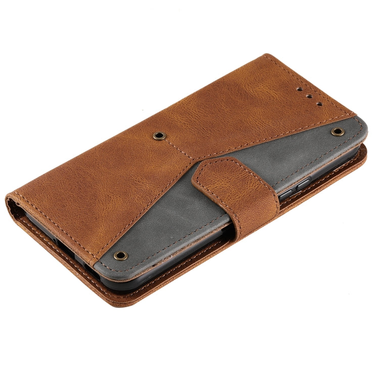 For Samsung Galaxy S22+ 5G Stitching Calf Texture Horizontal Flip Phone  Leather Case with Holder & Card Slots & Wallet