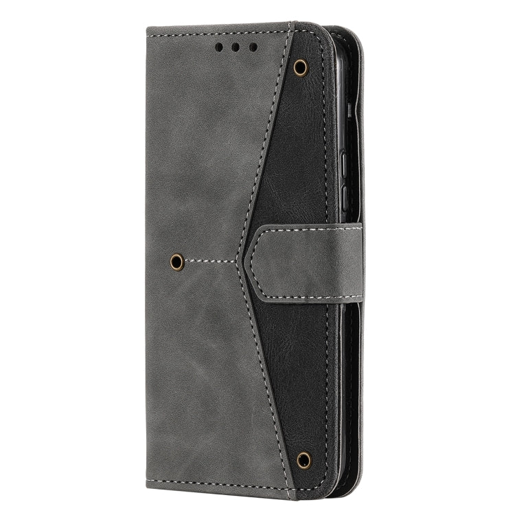 For Samsung Galaxy S22 5G Stitching Calf Texture Horizontal Flip Phone  Leather Case with Holder & Card Slots & Wallet