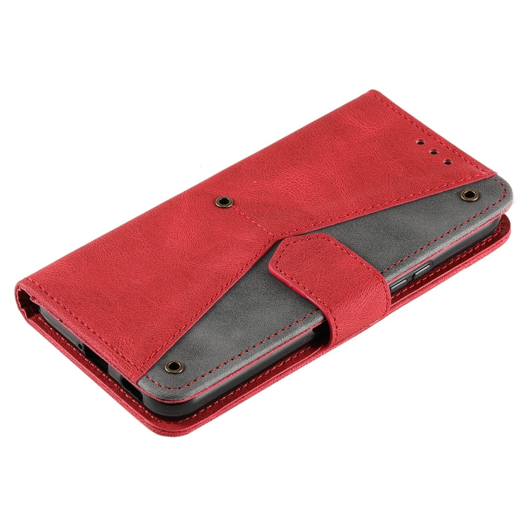 For Samsung Galaxy S22 5G Stitching Calf Texture Horizontal Flip Phone  Leather Case with Holder & Card Slots & Wallet