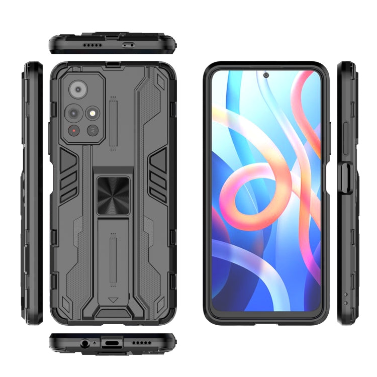 For Xiaomi Redmi Note 11 5G Supersonic PC + TPU Shock-proof Phone Case with Holder