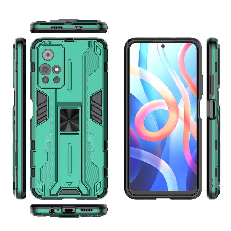 For Xiaomi Redmi Note 11 5G Supersonic PC + TPU Shock-proof Phone Case with Holder