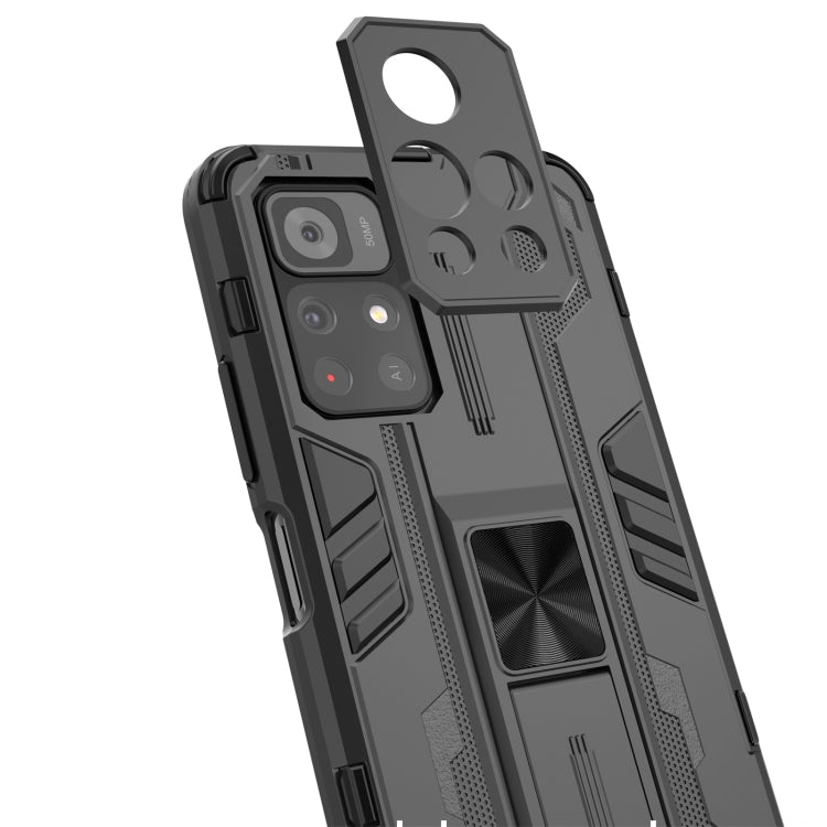 For Xiaomi Redmi Note 11 5G Supersonic PC + TPU Shock-proof Phone Case with Holder