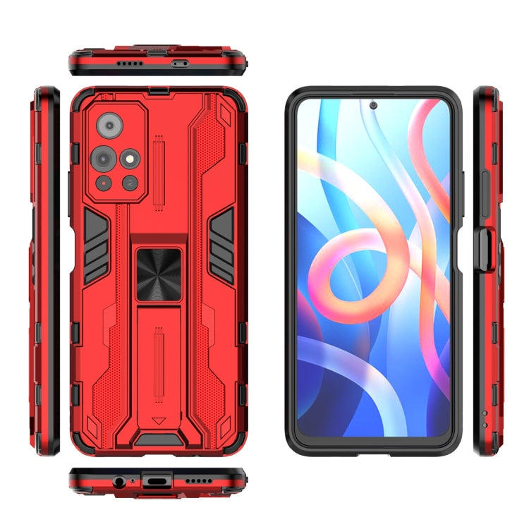 For Xiaomi Redmi Note 11 5G Supersonic PC + TPU Shock-proof Phone Case with Holder