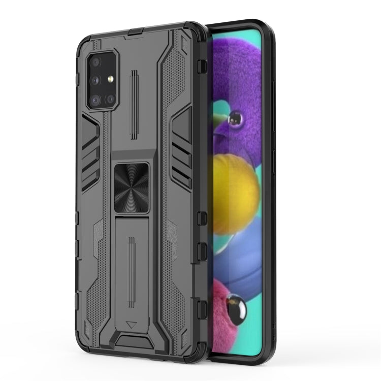 For Samsung Galaxy A51 Supersonic PC + TPU Shock-proof Phone Case with Holder