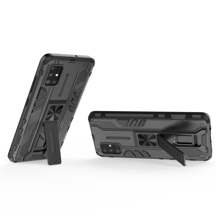 For Samsung Galaxy A51 Supersonic PC + TPU Shock-proof Phone Case with Holder