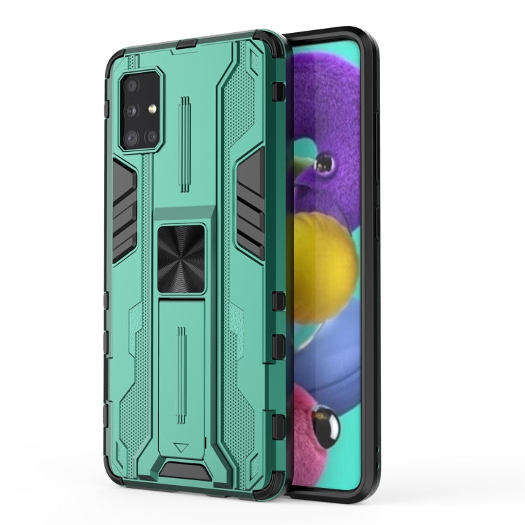 For Samsung Galaxy A51 Supersonic PC + TPU Shock-proof Phone Case with Holder