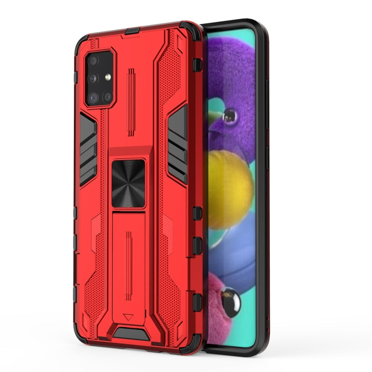 For Samsung Galaxy A51 Supersonic PC + TPU Shock-proof Phone Case with Holder