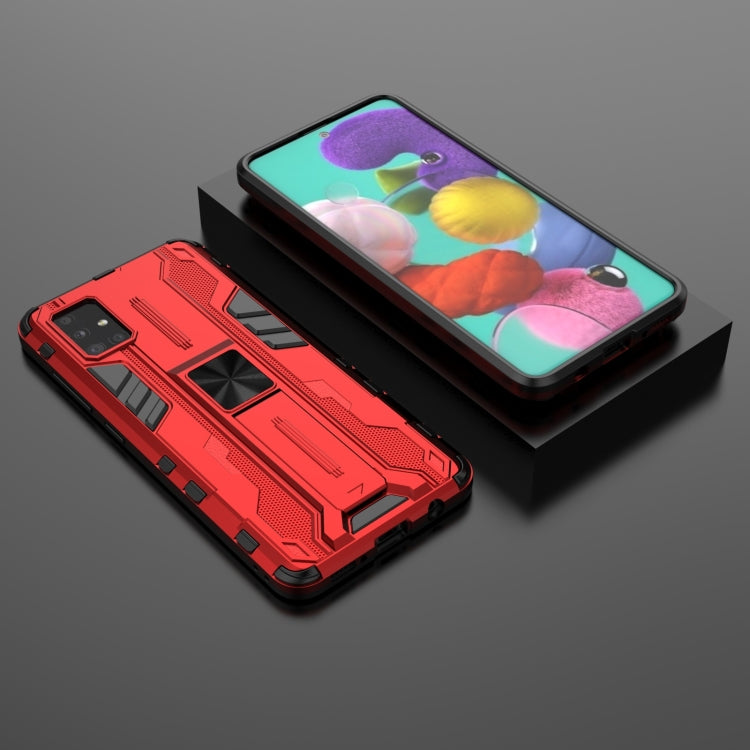For Samsung Galaxy A51 Supersonic PC + TPU Shock-proof Phone Case with Holder