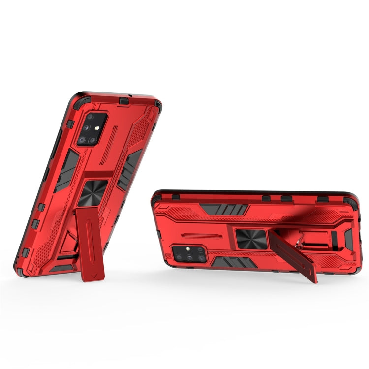 For Samsung Galaxy A51 Supersonic PC + TPU Shock-proof Phone Case with Holder